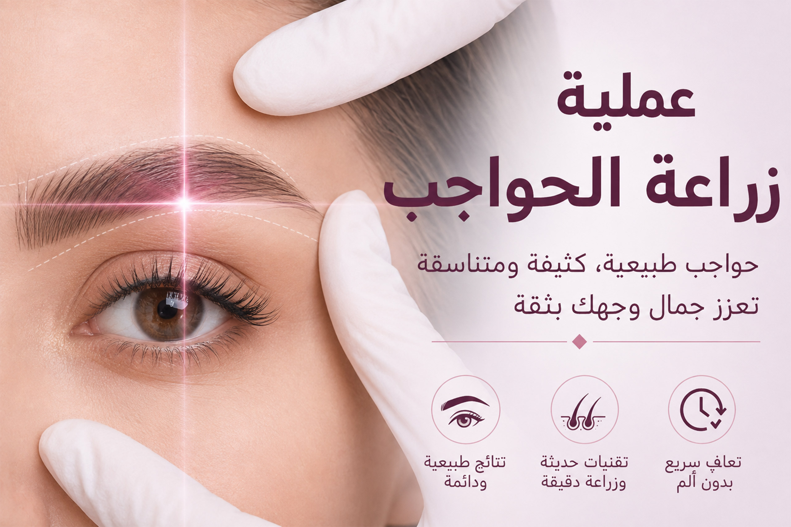 زراعة الحواجب؛ الدليل الكامل للحصول على حواجب طبيعية، كثيفة ودائمة
