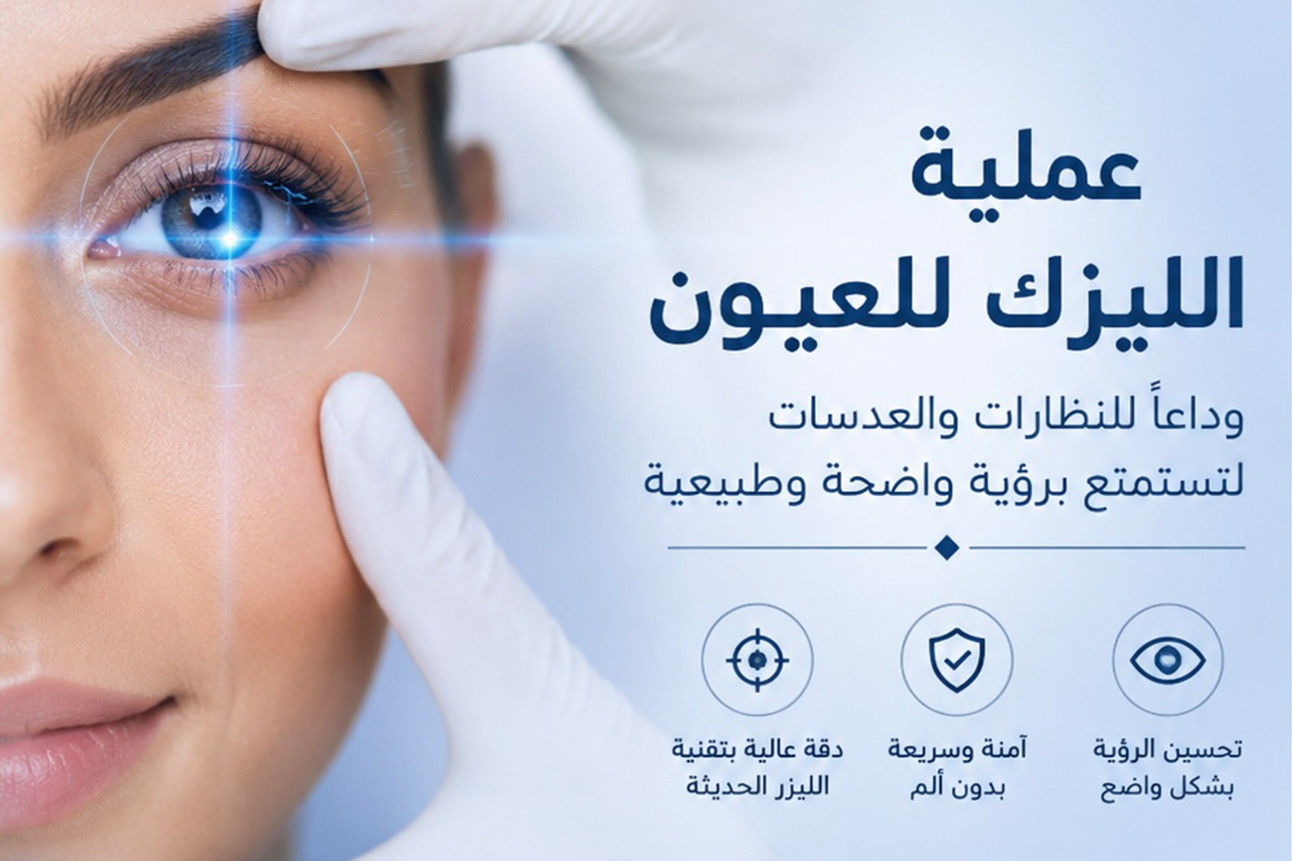 عملية الليزك للعين: تخلص من النظارات والعدسات وتمتع برؤية أوضح