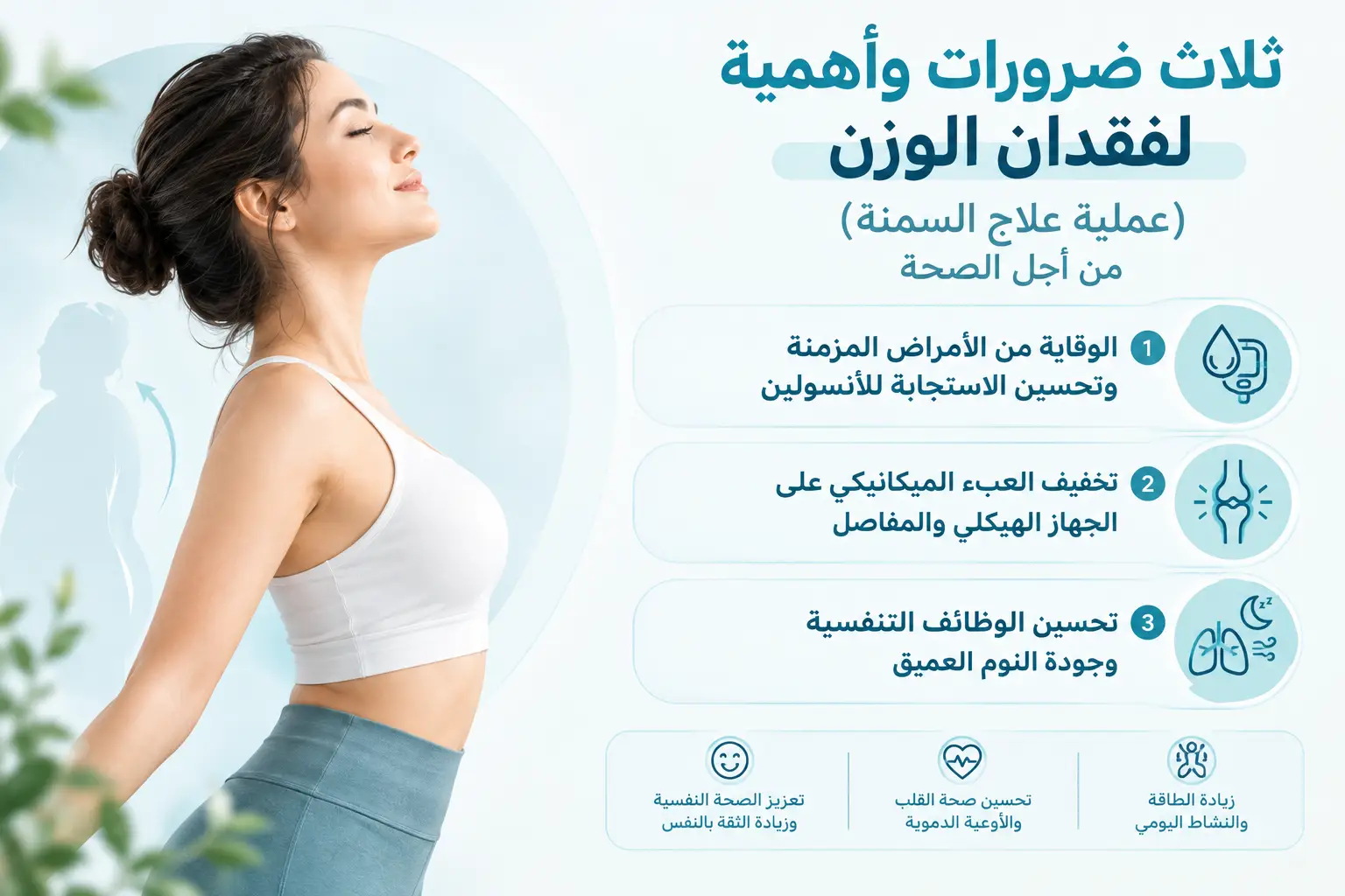 ثلاث ضرورات وأهمية لفقدان الوزن من أجل الصحة